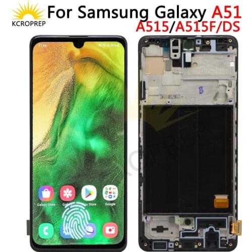 Super AMOLED For Samsung Galaxy A51 LCD A515F SM-A515F/DS A515F/DS A515F Display Touch Screen Digitizer For Samsung A515 Display