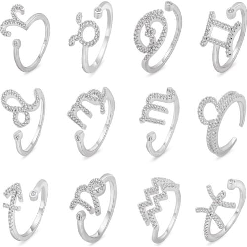 PR3 terling Silver Jewelry Rings For Women Fashion Fine Rainbow Zircons Rings