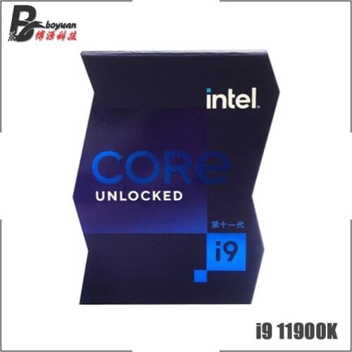 Intel Core i9-11900K i9 11900K 3.5 GHz Eight-Core Sixteen-Thread CPU Processor 16M 125W LGA 1200 Need H410 B560 Z590 Motherboard