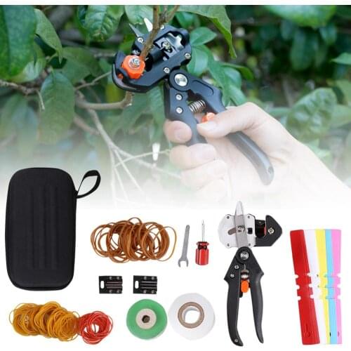 Garden Grafting Clippers Tool Pruner Kit for Fruit Tree Grafting 1Set Professional Pruner Kit Plant Pruning Shears Scissor Knife