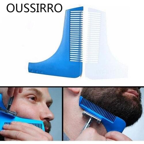 Beard Modeling Template Carding Tool Beard Shaping The Perfect Shape Shave Magic Mans Paradise Super Cool