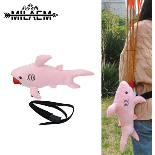 1pc Archery Arrow Quiver Cartoon Shark Arrow Quiver Cute Shooting Arrow Holder For Kids Gift Outdoor Bow And Arrow Accessories
