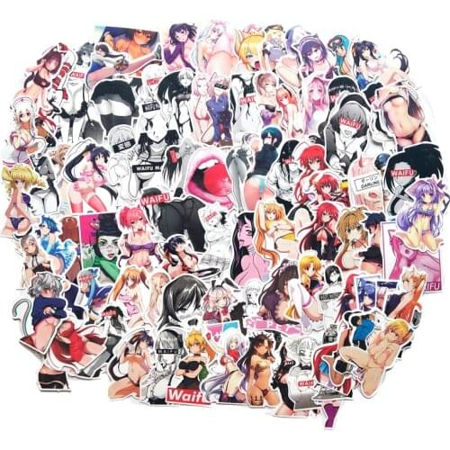 10/30/50PCS Sexy Cute Anime Cartoon Bunny Girl Graffiti Sticker Helmet Hand Account Skateboard Computer Decoration Wholesale
