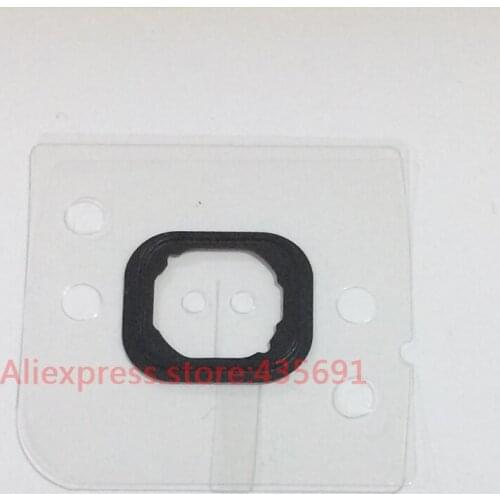 10Pcs/lot High Quality Home Button Glue Adhesive Rubber Gasket Sticker Holder For iPhone 6G 6 Plus Replacement Parts