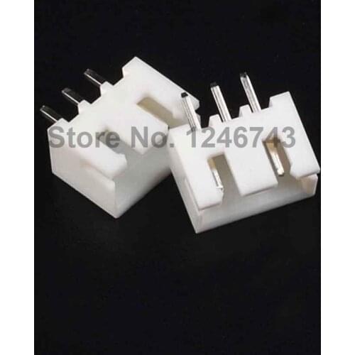 100PCS 2.54 mm Pitch 3 Pin 2.54 XH-3P Connector Leads Heade XH2.54 3Pin