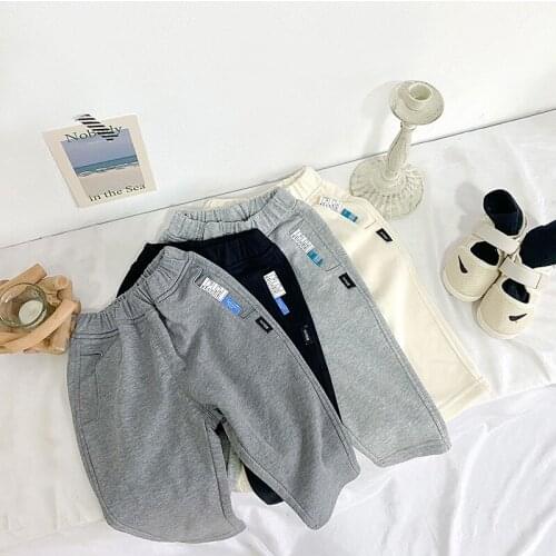 2021 Soft Spring Summer Thin Casual Pants Boys Kids Trousers Children Clothing Teenagers Formal Outdoor High Quality