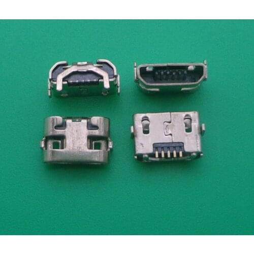 10pcs Micro USB jack socket connector Charging Port Power Charger dock For TOSHIBA EXCITE GO 7C AT7-C Tablet For HTC DESIRE HD