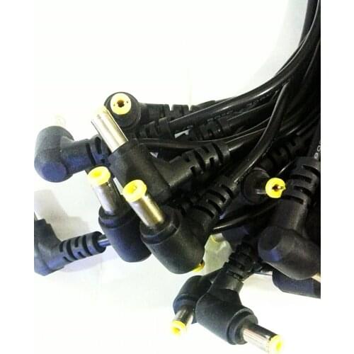 50pcs Right Angle 5.5mm x 2.1mm DC Power Plug Male Charger Cables Connector 30cm