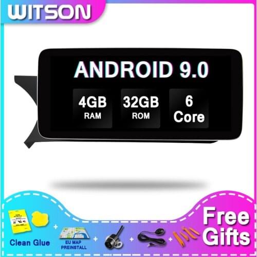 WITSON Mercedes-Benz BIG SCREEN Android 9.0 Car DVD Gps For MERCEDES-BENZ C-Class W204/S204 2010-2012 NTG4.0 4G 32GB Car Radio