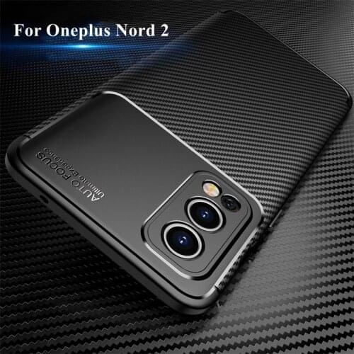 For Oneplus Nord 2 5G Case For Oneplus Nord 2 Cover Luxury Business Soft Shockproof Protective Phone Bumper For Oneplus Nord 2