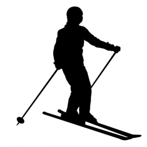 Double Board Ski Fashion Sports Car Stickers Decals Boy Funny Products Cars Styling Vinyl Motorcycle CL369