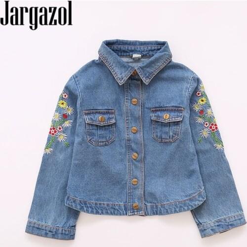 Джинсовые куртки для девочек JARGAZOL China At AliExpress