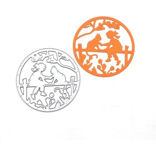 Julyarts Girl Metal Dies for Card Making New for 2021 Mold Crafts Decoration Scrapbook Die Cuts Album Paper Card Craft Embossing