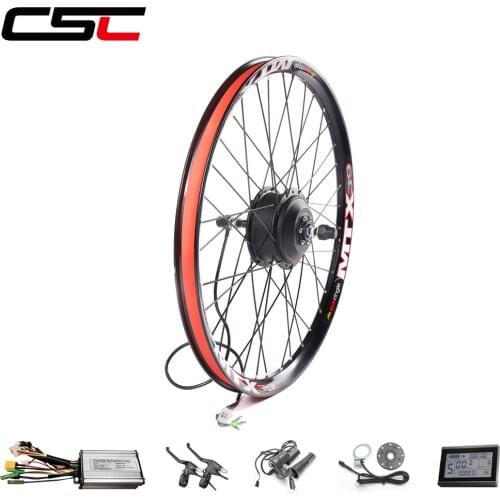 Electric Bicycle Conversion Kit 36V 350W for 24 26 27.5 28 29in 700C eBike front or rear Hub Motor Wheel