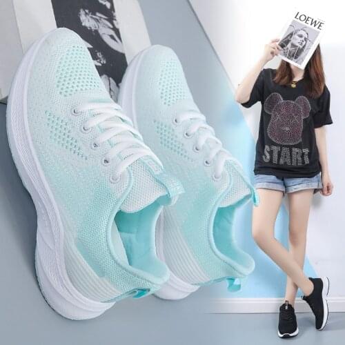 All Season Sneakers Women Summer Autumn Breathable Soft Sole Outdoor Fitness Speed Sock Flying Trainers
