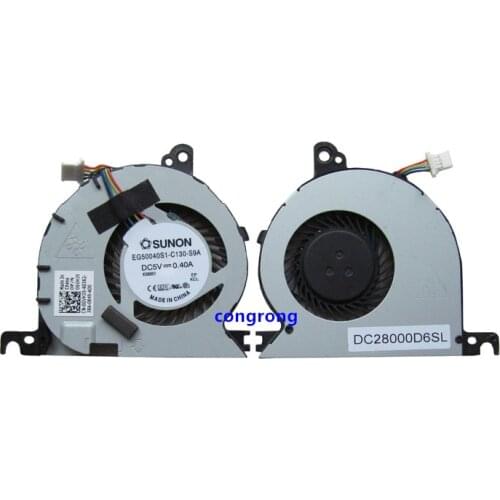 Used laptop cpu cooling fan cooler for DELL For latitude E7240 EG50040S1-C130-S9A 0GVH35 DC28000D6SL GVH35 KSB0605HC-CL1N