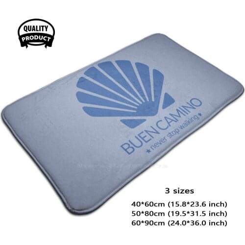 Buen Camino Born To Walk Soft House Family Anti-Slip Mat Rug Carpet Camino Buen Buen Camino Santiago Compostella Espana Spain