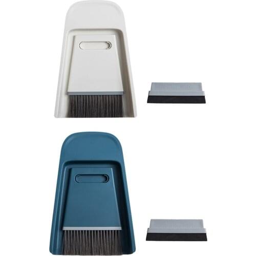 Mini Desktop Sweep Cleaning Brush Small Broom Dustpan Set Home Office Table Cleaning Tools Portable Desk Dustpan Set fabulous