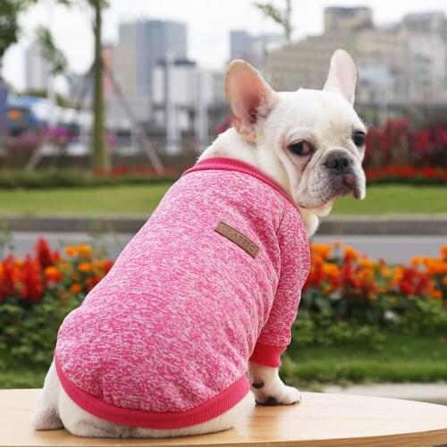 Dog Clothes Winter Warm Soft Solid Pet Clothing For Dog Clothes For Small Dog Cats Sweater Coats Jackets Puppy Chihuahua Clothes