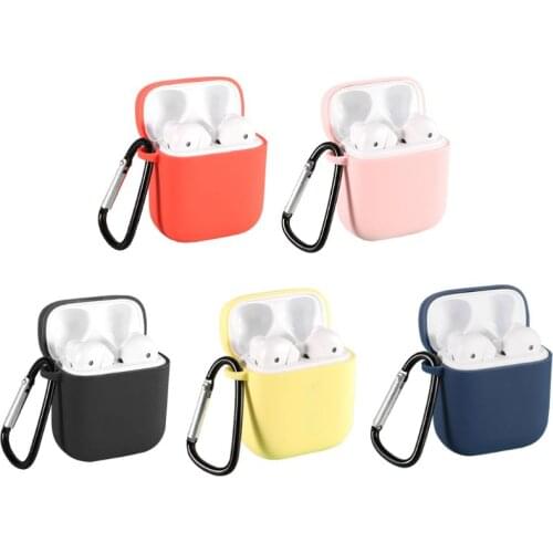 Solid Color Protective Cover Anti-Shock Silicone Case for OPPO Enco Free Headset