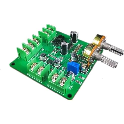 Audio Microphone Class D TPA3110D2 Power Amplifier Board Diy Kit Circuit Training NE5532 Preamplifier Board