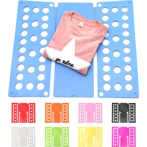 Portable Lazy Folding Clothes Board Child/Adult Magic Lazy T Shirt Folding Board Save Time Clothes Parallel Panels