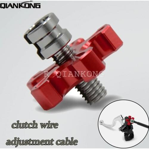CNC M8 Motorcycle Clutch Cable Wire Adjuster For HONDA CB650f Crf 230/250/450 Dio Crf250r Vtx Cb190r Cbr1100xx XR250 Accessories