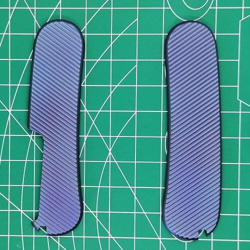 Titanium Alloy Handle Scales Custom Made for 85 mm Victorinox Delemont Swiss Army Knife