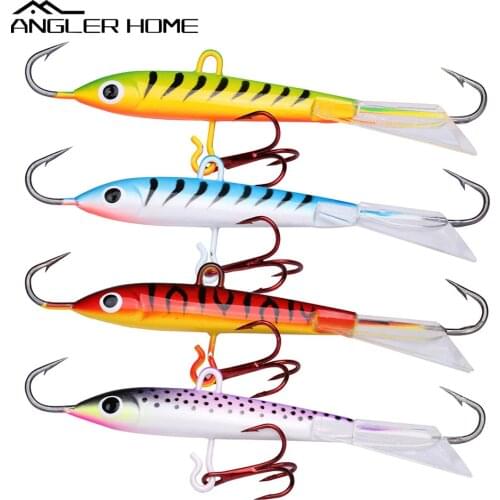 Angler Home Winter Ice Fishing Lure Balancer Pike Fishing Bait Jigging Rap with a Minnow Profile 8.3cm 18g