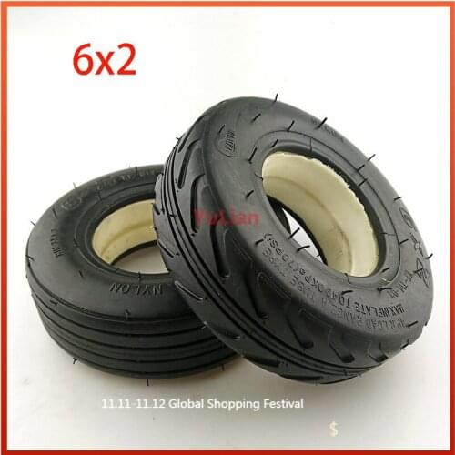 6x2 solid tire, tubeless tire, electric scooter, wheelchair, 6-inch tire, Fastwheel F0 scooter, hand push wheel