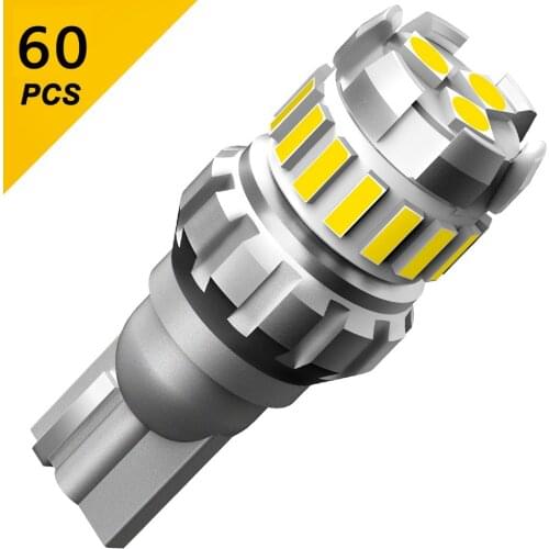 60pcs 1200Lm W16W T15 LED Bulbs Canbus OBC Error Free LED Backup Light 921 912 W16W Car Reverse Lamp For BMW AUDI Mercedes benz