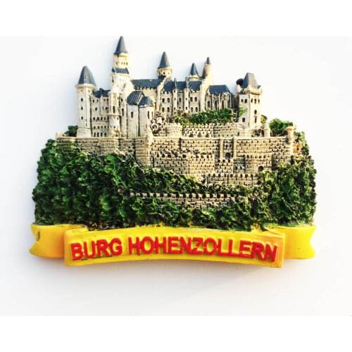 Hohenzollern Castle, Baden-Wurttemberg, Germany, tourism souvenir decoration crafts, magnetic refrigerator magnets