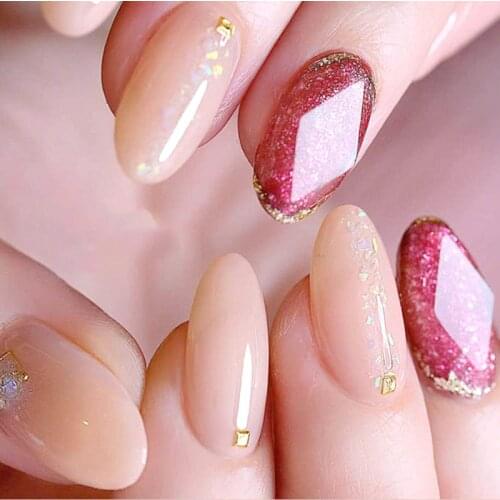 1 Sheet 3d Hollow Stickers Nail Gemstone Stencil Guides Mould TransparentDiamonds Plastic Mold Flakes DIY UV Gel Manicure Z099