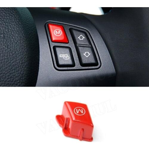 1 PC Car Steering Wheel M Mode Switch Button Trim Cover For BMW 3 Series E90 E92 E93 M3 2007-2013 Car Accessories