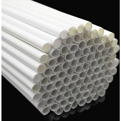100pcs 8.0*8.0mm Round tube ABS Plastic pipe JYG-8.0 50cm length