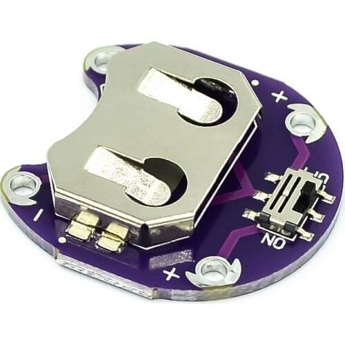 100PCS/LOT LilyPad Coin Cell Battery Holder CR2032 Battery Mount Module