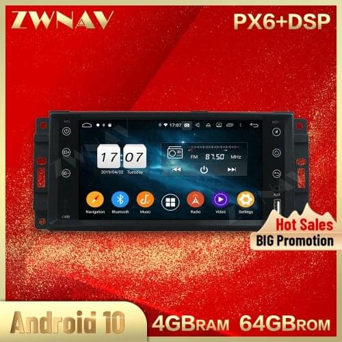 2 din Android 10.0 screen Car Multimedia player For Jeep Compass Wrangler Full Touch radio stereo GPS navi head unit auto stereo