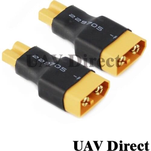 2pcs/lot Male XT60 to Female XT30 Plug Adaptor Converter Compact light Wireless Adapter for Turnigy Drone FPV