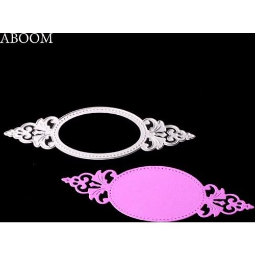 ABOOM 1PC Mirror Shape Metal Cutting Dies Stencil Scrapbook Album Paper Card Embossing Craft DIY Scrapbooking Decoration Die Cut