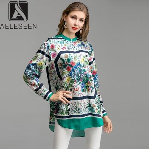 Женские рубашки с длинным рукавом AELESEEN China At AliExpress