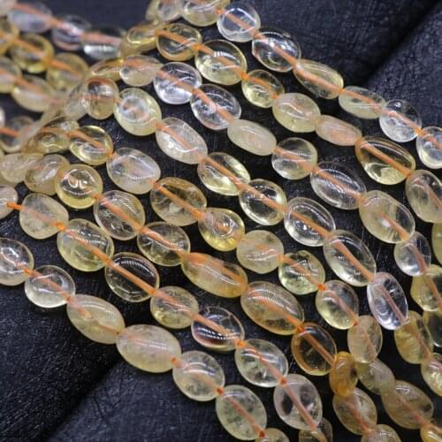 About 10-12mm Irregular Natural Citrines Stone Beads For Jewelry Making DIY Loose Yellow Crystal Stone Beads Fit Bracelet