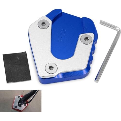 For Yamaha YZF R15 V3 2017-2020 Kickstand Side Stand Enlarge Plate Pad For Yamaha YZF-R15 V3 YZFR15 V3 2017 2018 2019 2020