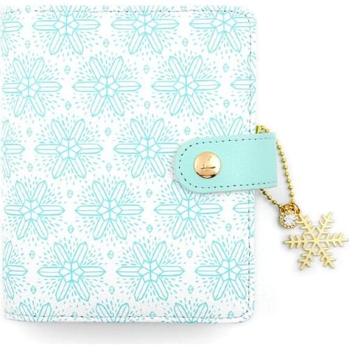 2020 Lovedoki Dokibook Notebook planner sketchbook A6 blue snowflake 6 ring binder kawaii diary office supplies Free shipping