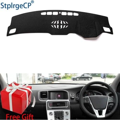 Car Dashboard Cover Mat for volvo S60L 2014 2015 2016-2019 Right Hand Drive Dashmat Pad Dash Mat Covers Dashboard Accessories