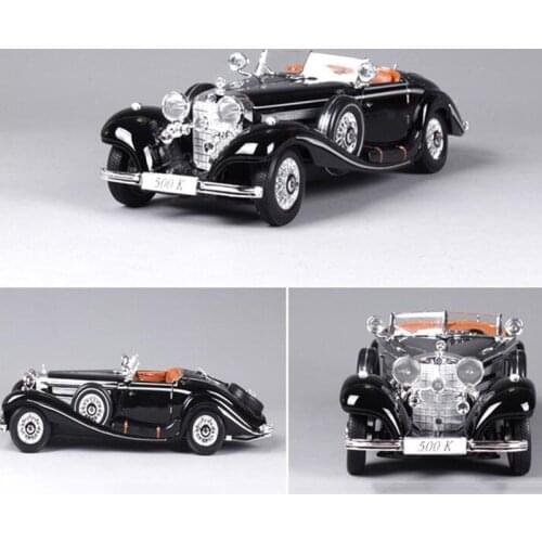 Car Model Toy 1:18 Scale Metal Alloy Diecasts 500K Classic vintage 1936 auto car model Vehicles Model Toys F Kids Collection