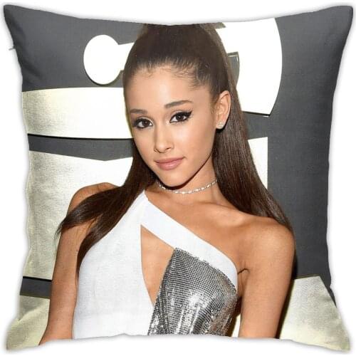 American songstress Ariana Grande Poster Pillow Case Printed Pillow Cover Ariana Grande Hotel Home Sofa Cushion Cover