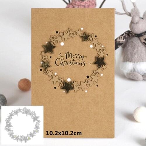 2020 New Hot Little Twin Stars Metal Cutting Dies Christmas Stencils and Scrapbooking Paper For Foil 3D Die Cut Crafts No Stamp