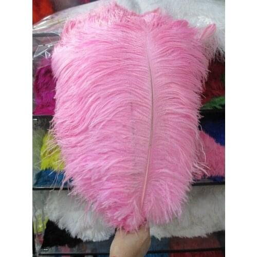 New! Sales of high-quality 20pcs / Many pink ostrich feathers 55-60cm, DIY wedding decorations / decorative home accessories