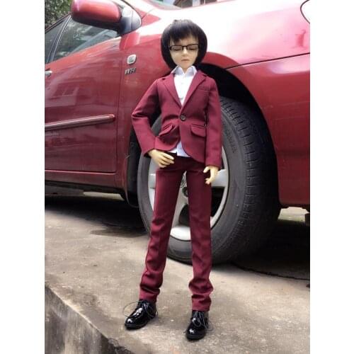 1/4 1/3 scale BJD clothes Red Suit coat + shirt + trousers for BJD doll accessories ID72,without doll,shoes,wig and other A0817