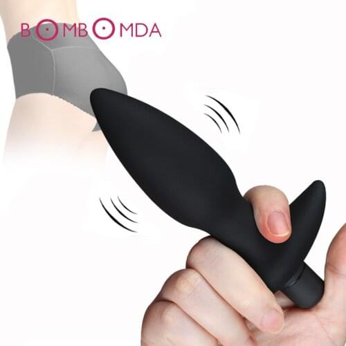 Silicone Anus Plug Vibrator Waterproof Detachable Vibrating Anal Vibrator Butt Play Plugs Prostate G spot Massage Anal Sex Toy